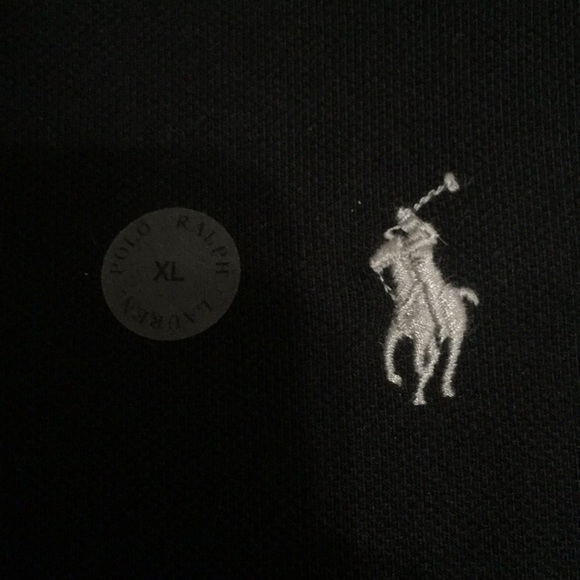 Never worn XL black Ralph Lauren polo shirt. - Picture 2 of 2